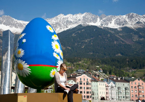 Innsbruck mercatino di Pasqua con i bambini